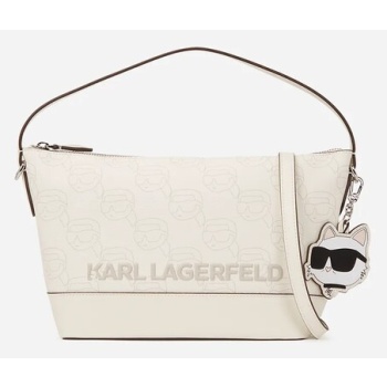 τσάντα karl lagerfeld χρώμα άσπρο, a2w30177 100%