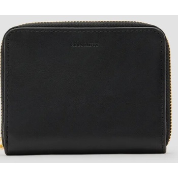 δερμάτινο πορτοφόλι allsaints lena hex γυναικείο, χρώμα