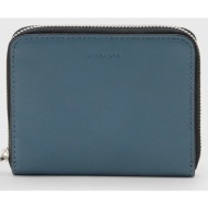 δερμάτινο πορτοφόλι allsaints lena hex χρώμα: μαύρο, w130xc κύριο υλικό: 100% φυσικό δέρμα
φόδρα: 10