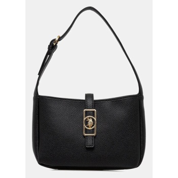τσάντα u.s. polo assn. sun χρώμα μαύρο, beu4s8600wvp κύριο