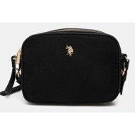 τσάντα u.s. polo assn. houston χρώμα: μαύρο, beuhu6381wzc κύριο υλικό: 70% πολυεστέρας, 30% πολυουρε