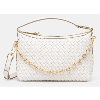 τσάντα aldo paxtoni χρώμα άσπρο, 13989533 κύριο υλικό