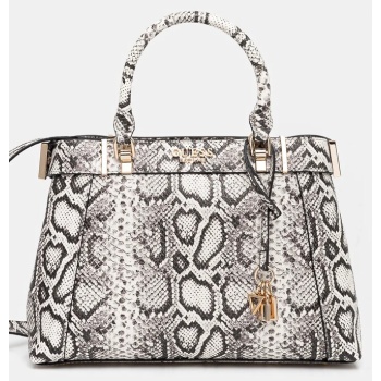 τσάντα guess anadela χρώμα γκρι, hwkg96 33060 κύριο υλικό
