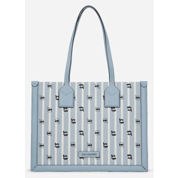 τσάντα karl lagerfeld χρώμα μπλε, a2w30186 65%