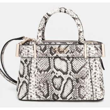 τσάντα guess anadela χρώμα γκρι, hwkg96 33760 κύριο υλικό