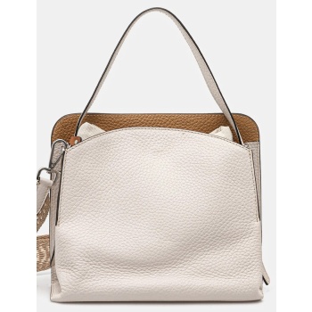 τσάντα gianni chiarini asia χρώμα μπεζ