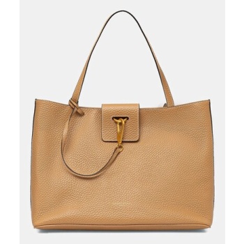 τσάντα gianni chiarini marisol χρώμα καφέ, bs.11471.tkl