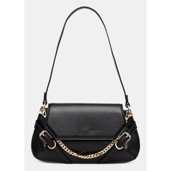 τσάντα aldo kristinia χρώμα μαύρο, 13989660 κύριο υλικό