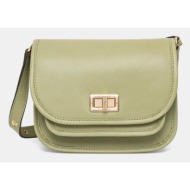 δερμάτινη τσάντα geox flavrie χρώμα: πράσινο, d46z4a 00043 κύριο υλικό: 100% φυσικό δέρμα
φόδρα: 80%