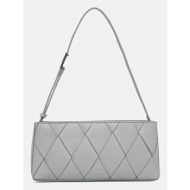 τσάντα calvin klein χρώμα: γκρι, k60k612992 κύριο υλικό: 68% πολυουρεθάνη, 32% ανακυκλωμένος πολυεστ