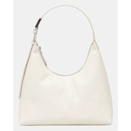 τσάντα calvin klein χρώμα: μπεζ, k60k613031 82% πολυουρεθάνη, 18% ανακυκλωμένος πολυεστέρας