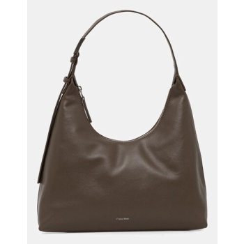 τσάντα calvin klein χρώμα καφέ, k60k613031 82%