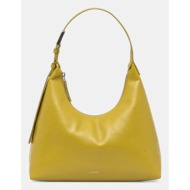 τσάντα calvin klein χρώμα: πράσινο, k60k613031 82% πολυουρεθάνη, 18% ανακυκλωμένος πολυεστέρας