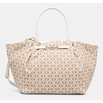 τσάντα aldo marseilla χρώμα μπεζ, 13933834 κύριο υλικό