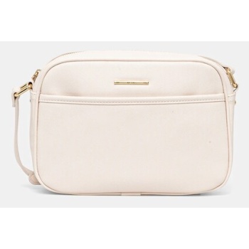 τσάντα geox celestye χρώμα μπεζ, d35kga 000vd κύριο υλικό