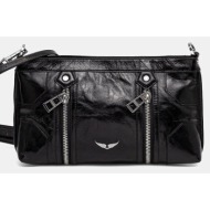 τσάντα zadig&voltaire χρώμα: μαύρο, lwba03891 κύριο υλικό: 100% δέρμα βοοειδών
φόδρα: 60% ανακυκλωμέ