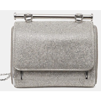 τσάντα aldo blingchic χρώμα ασημί, 13989548 κύριο υλικό