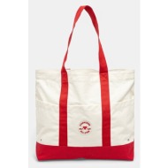 τσάντα converse χρώμα: μπεζ, 10028311-a01 κύριο υλικό: 100% βαμβάκι