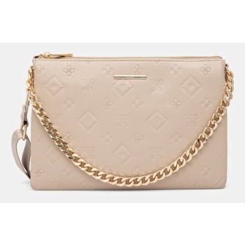 τσάντα aldo coebaen χρώμα μπεζ, 13989225 κύριο υλικό 100%