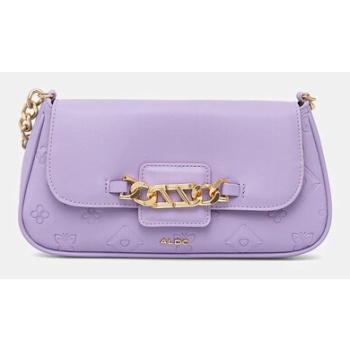 τσάντα aldo jaloran χρώμα μοβ, 13989252 κύριο υλικό 100%