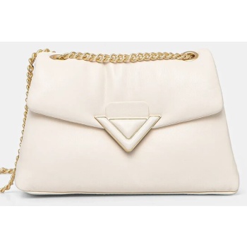 τσάντα aldo softpuff χρώμα μπεζ, 14009821 100% πολυουρεθάνη