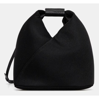 τσάντα mm6 maison margiela χρώμα μαύρο, sb6wd0026 κύριο