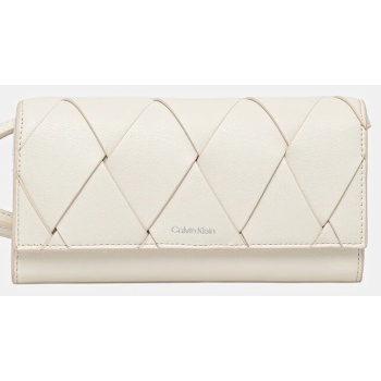 τσάντα calvin klein χρώμα μπεζ, k60k612970 52%