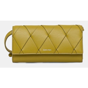 τσάντα calvin klein χρώμα πράσινο, k60k612970 52%