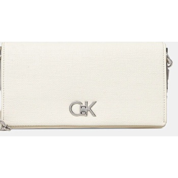 τσάντα calvin klein χρώμα μπεζ, k60k613180 100%