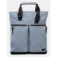 σακίδιο πλάτης aldo fardo χρώμα: γκρι, 13989314 κύριο υλικό: 60% νάιλον, 20% πολυεστέρας, 20% πολυου