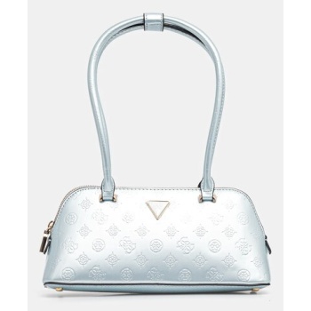 τσάντα guess arnela χρώμα μπλε, hwtg94 96080 κύριο υλικό