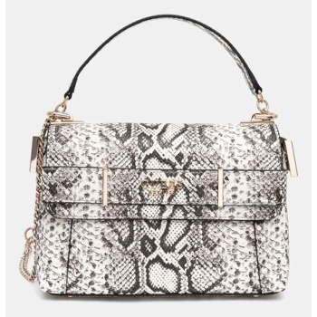 τσάντα guess anadela χρώμα γκρι, hwkg96 33210 κύριο υλικό