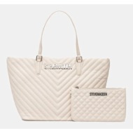 τσάντα steve madden bjude-2 χρώμα: μπεζ, sm13001707 κύριο υλικό: 100% πολυουρεθάνη
φόδρα: 100% πολυε