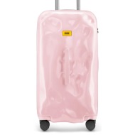 βαλίτσα crash baggage trunk χρώμα: ροζ, cb168 100% πολυκαρβονικά