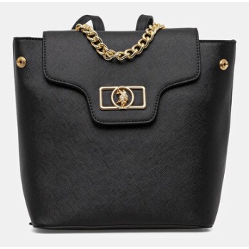 σακίδιο πλάτης u.s. polo assn. jones χρώμα μαύρο