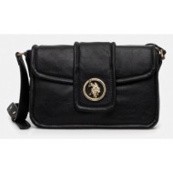 τσάντα u.s. polo assn. jodhpur χρώμα: μαύρο, beuj58589wvp κύριο υλικό: 100% πολυουρεθάνη