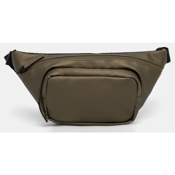 τσάντα φάκελος rains bum bag w3 χρώμα πράσινο, 14720 100%