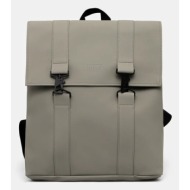 σακίδιο πλάτης rains msn bag w3 χρώμα: πράσινο, 13300 κύριο υλικό: 100% πολυεστέρας με επίστρωση πολ