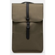 σακίδιο πλάτης rains backpack w3 χρώμα: πράσινο, 13000 κύριο υλικό: 100% πολυεστέρας με επίστρωση πο