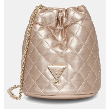 παιδική τσάντα guess χρώμα χρυσαφί, j5gz25 wgt10 κύριο