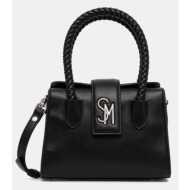 τσάντα steve madden bohan χρώμα: μαύρο, sm13001728 κύριο υλικό: 100% pu - πολυουρεθάνη
φόδρα: 100% π