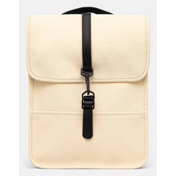 σακίδιο πλάτης rains backpack micro w3 χρώμα κίτρινο