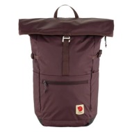 σακίδιο πλάτης fjallraven coast foldsack 24 χρώμα: μοβ, f23222 100% ανακυκλωμένο πολυαμίδιο