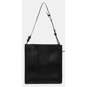 τσάντα sunnei χρώμα μαύρο, accxbag047 συνθετικό ύφασμα