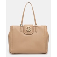 τσάντα u.s. polo assn. jodhpur χρώμα: μπεζ, beuj58588wvp κύριο υλικό: 100% πολυουρεθάνη