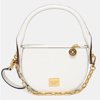 τσάντα aldo quinnie χρώμα άσπρο, 13933660 κύριο υλικό
