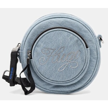 τσάντα hugo blue χρώμα μπλε, 50541861 φόδρα 100%