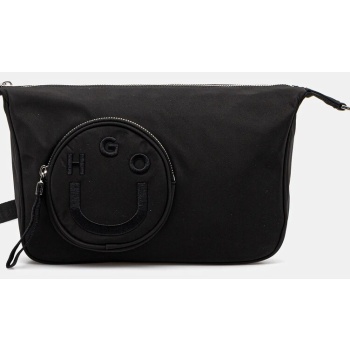 τσάντα hugo blue χρώμα μαύρο, 50541766 φόδρα 100%