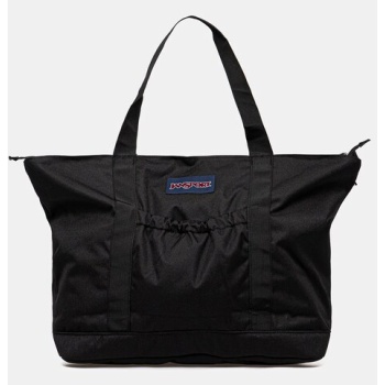 τσάντα jansport daily tote χρώμα μαύρο, ek0a5bj5n551 100%