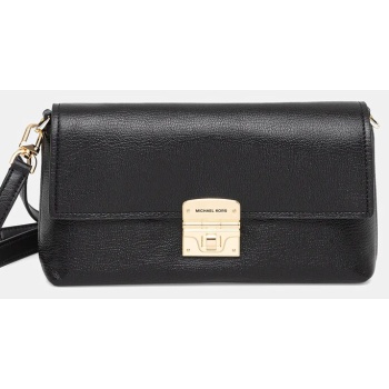 τσάντα michael michael kors χρώμα μαύρο, 32s5g9xc8t κύριο